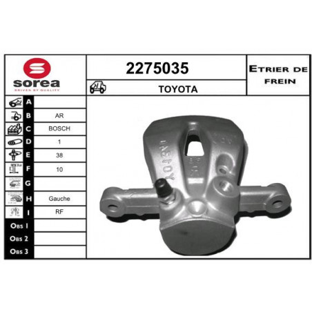 Étrier de frein EAI
