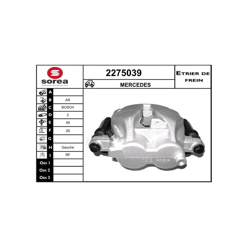 Étrier de frein EAI