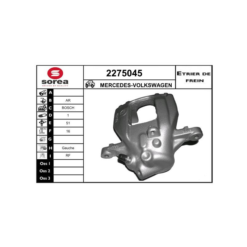 Étrier de frein EAI