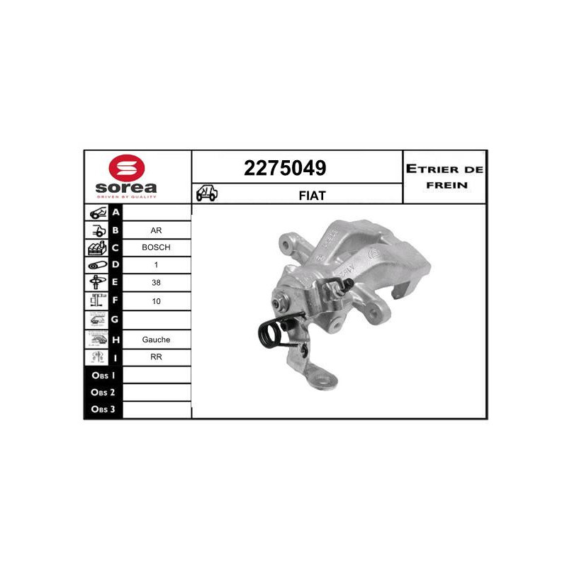 Étrier de frein EAI