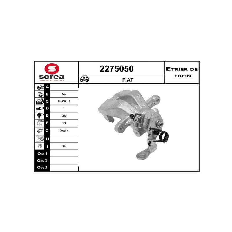 Étrier de frein EAI