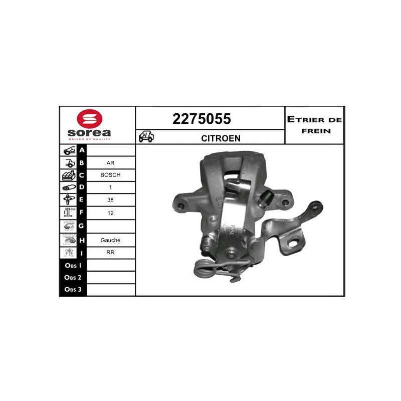 Étrier de frein EAI