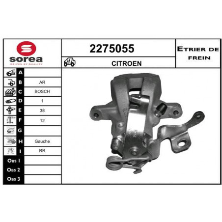 Étrier de frein EAI