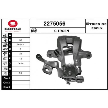 Étrier de frein EAI