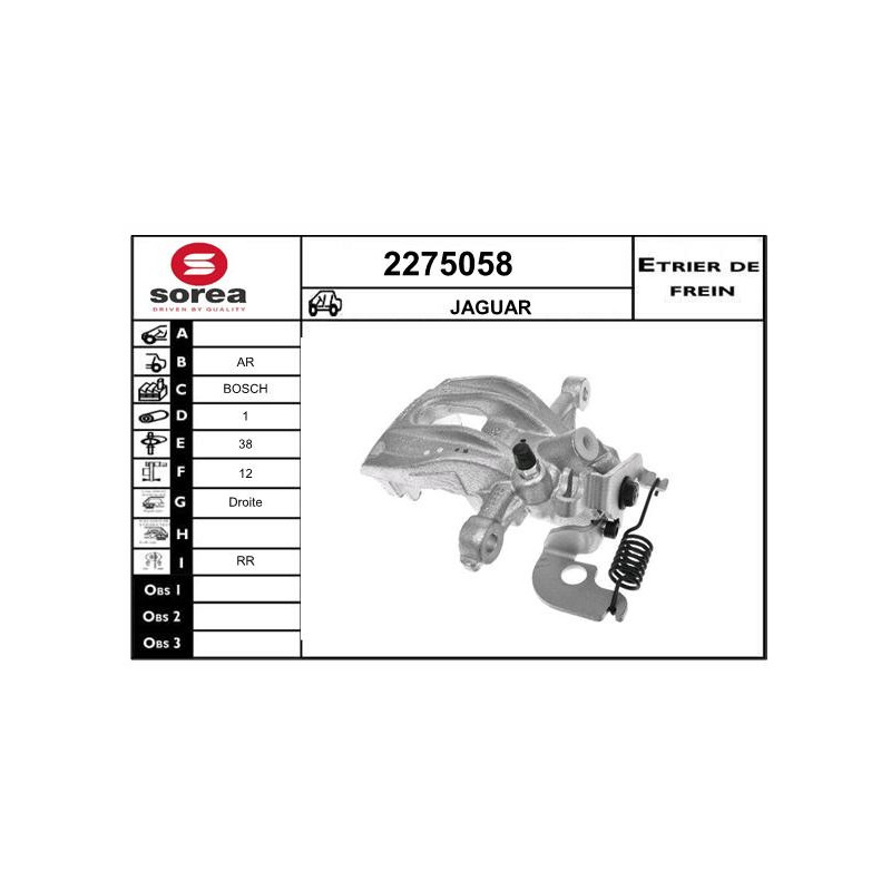 Étrier de frein EAI