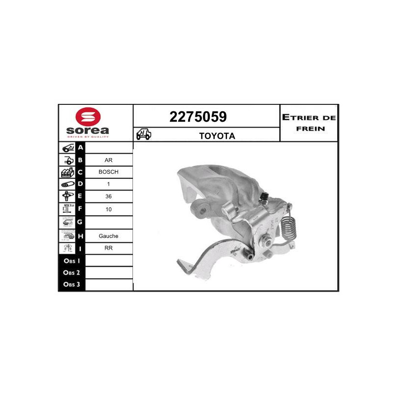 Étrier de frein EAI