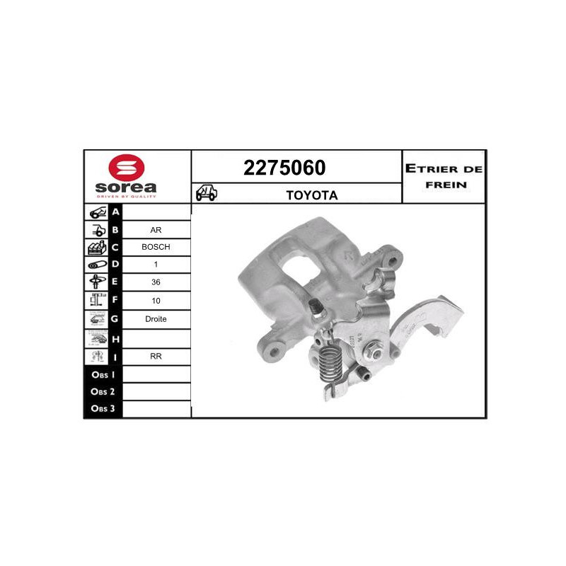 Étrier de frein EAI