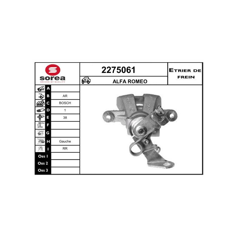 Étrier de frein EAI