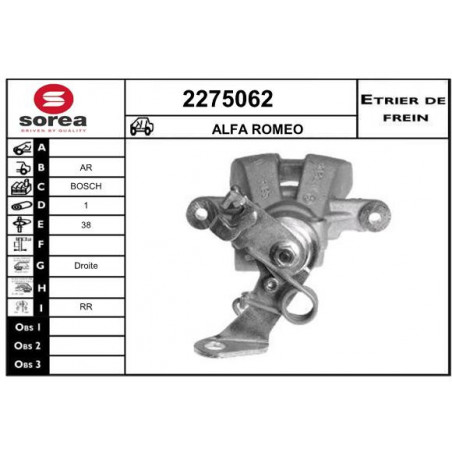 Étrier de frein EAI
