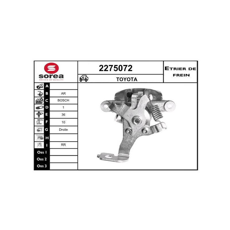 Étrier de frein EAI