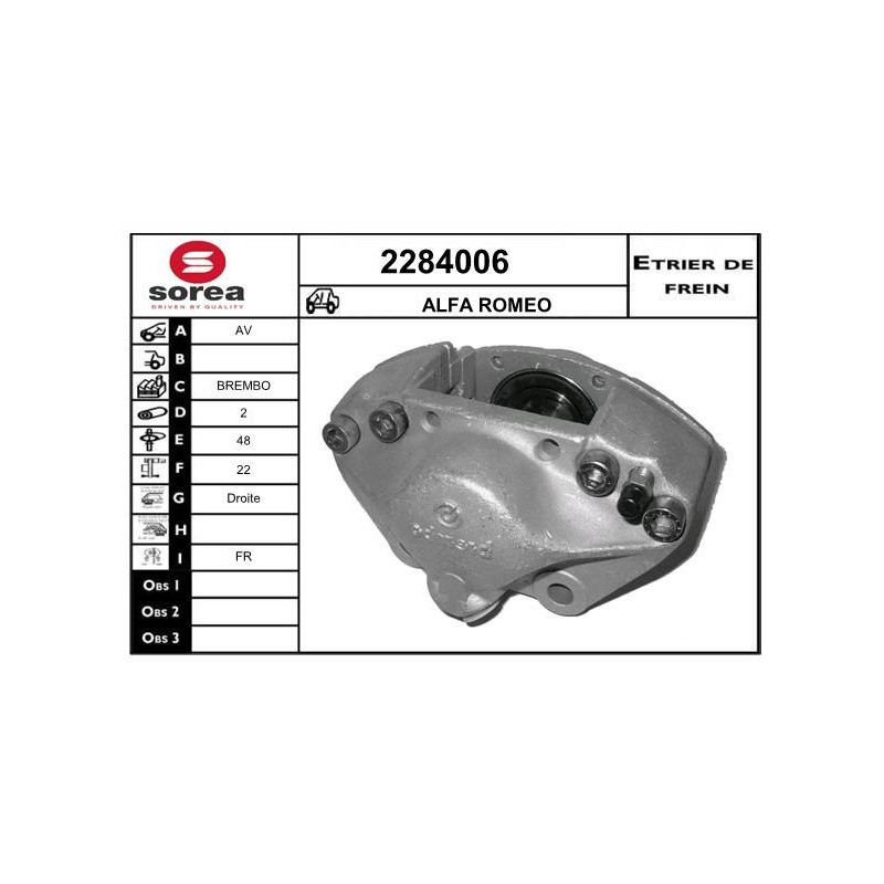 Étrier de frein EAI