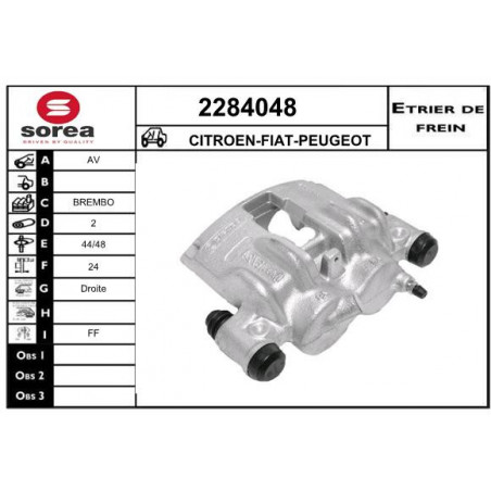 Étrier de frein EAI
