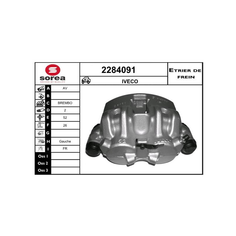 Étrier de frein EAI