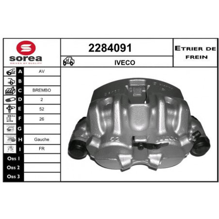Étrier de frein EAI