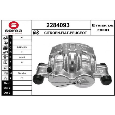 Étrier de frein EAI