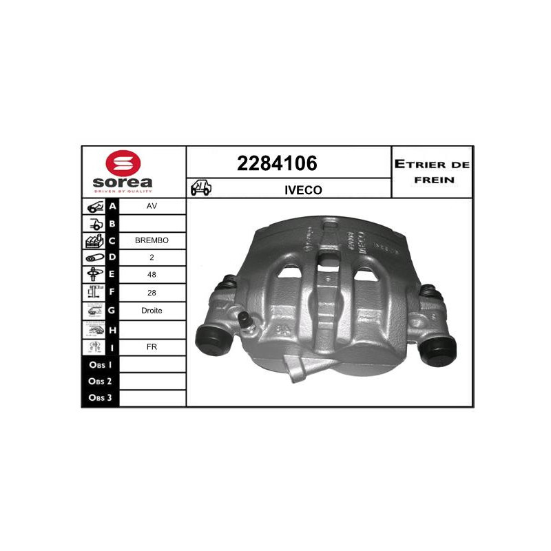 Étrier de frein EAI