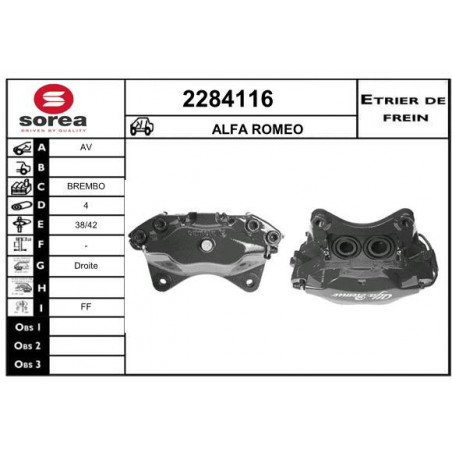 Étrier de frein EAI