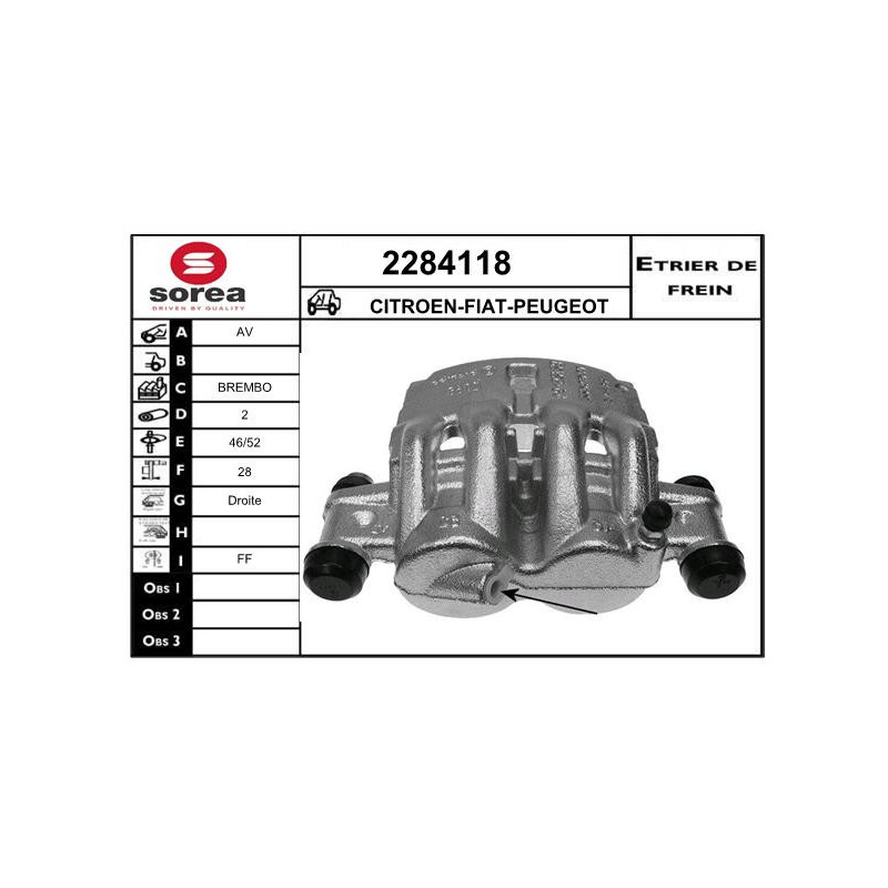 Étrier de frein EAI