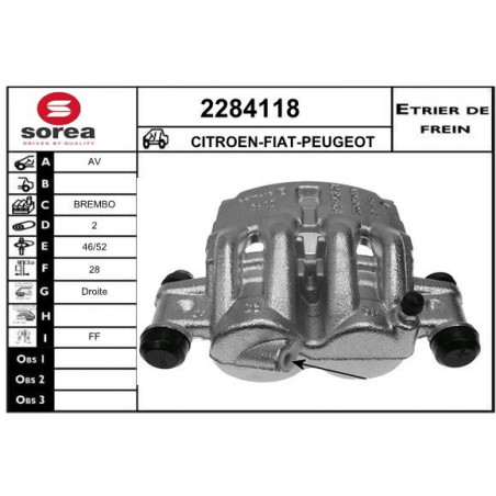 Étrier de frein EAI