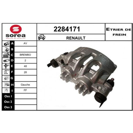 Étrier de frein EAI