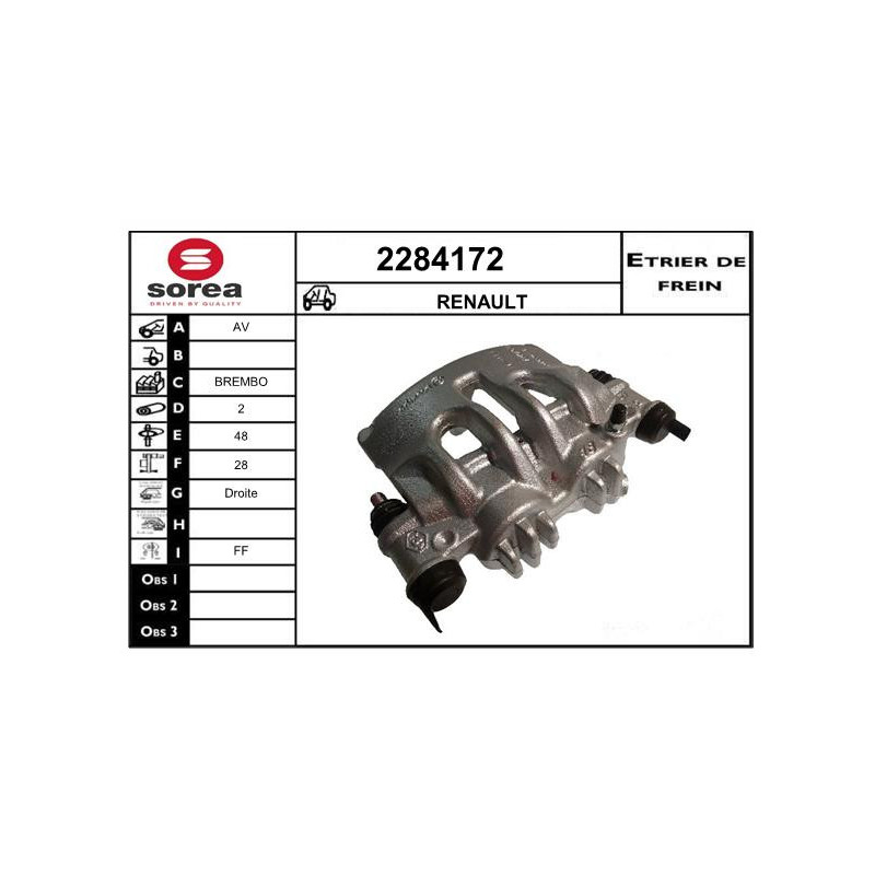 Étrier de frein EAI