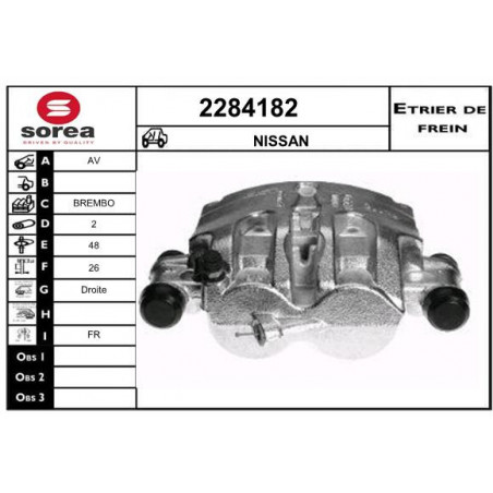 Étrier de frein EAI