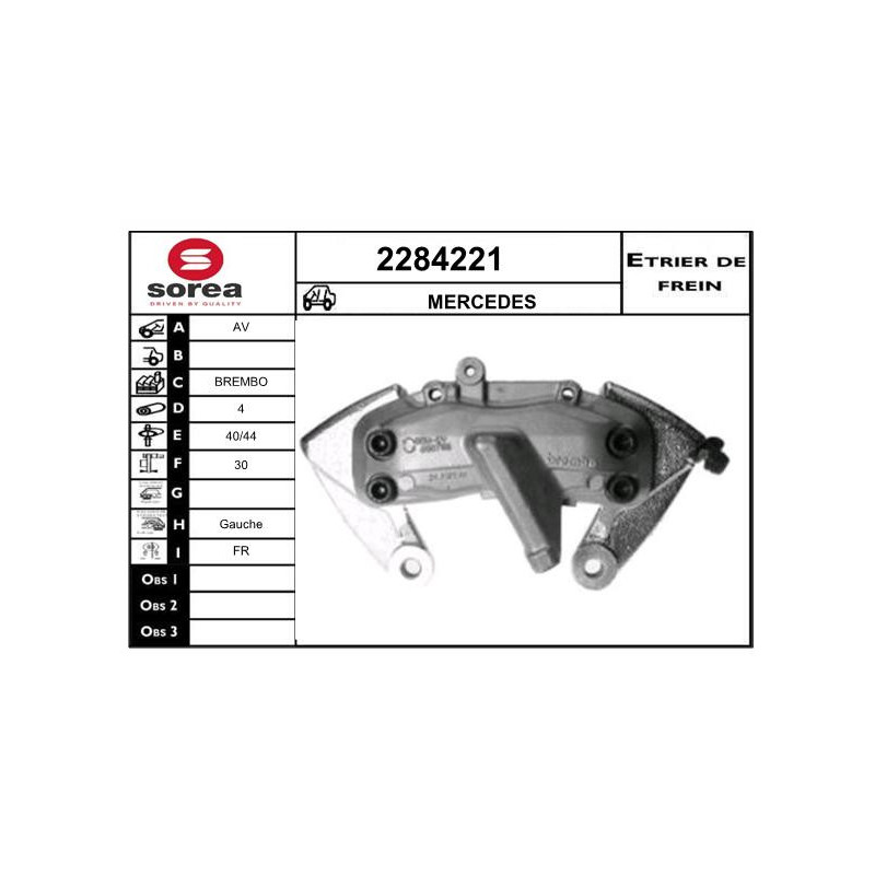 Étrier de frein EAI