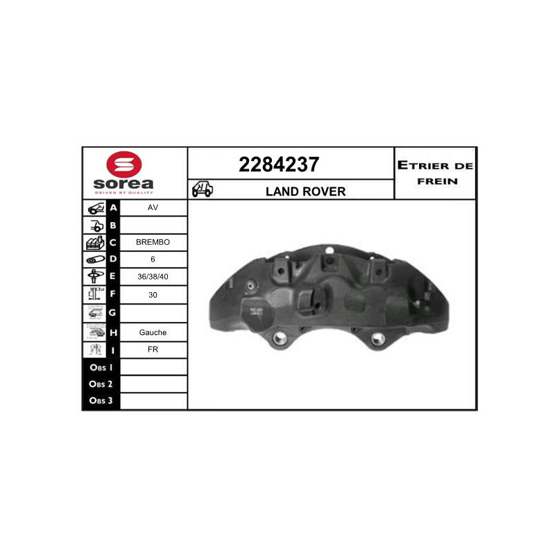 Étrier de frein EAI