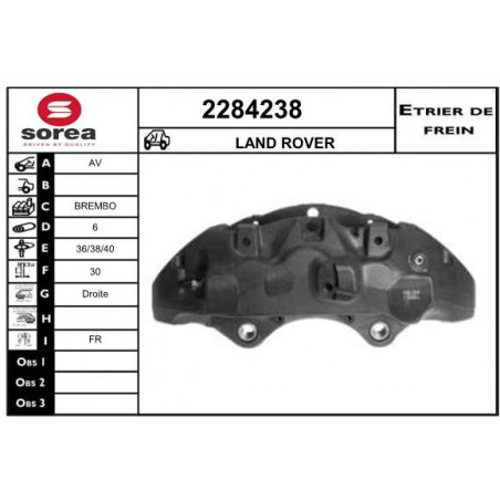 Étrier de frein EAI