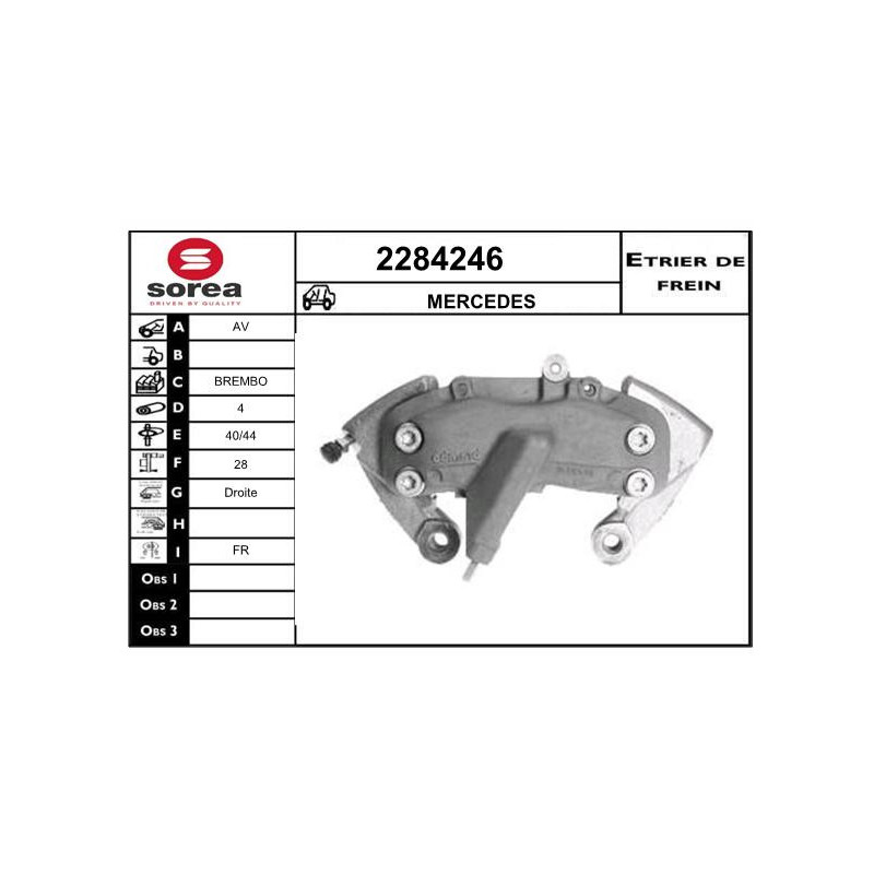 Étrier de frein EAI