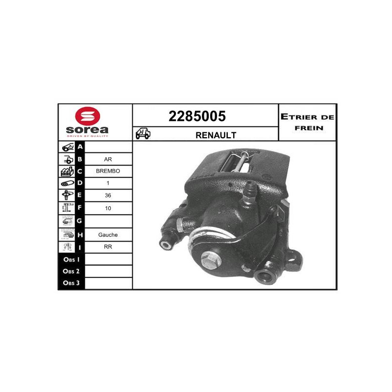 Étrier de frein EAI