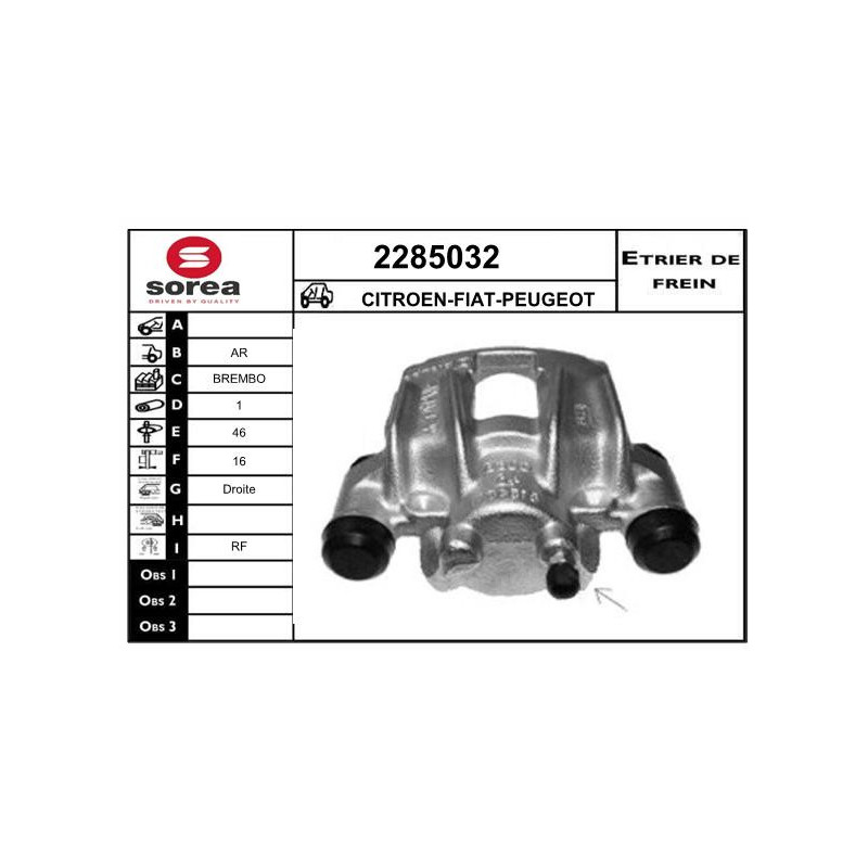 Étrier de frein EAI