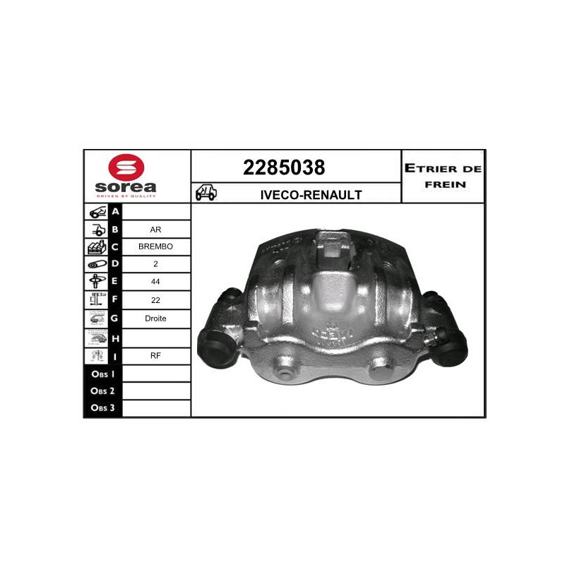 Étrier de frein EAI