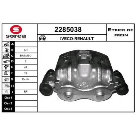 Étrier de frein EAI