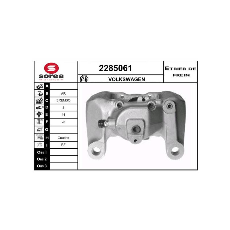 Étrier de frein EAI