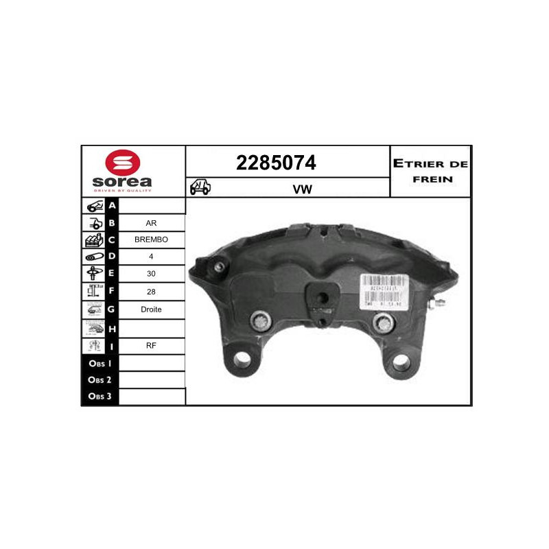 Étrier de frein EAI