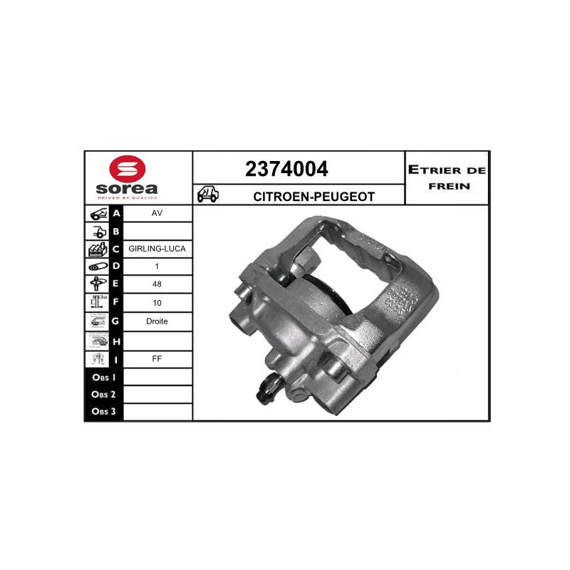 Étrier de frein EAI