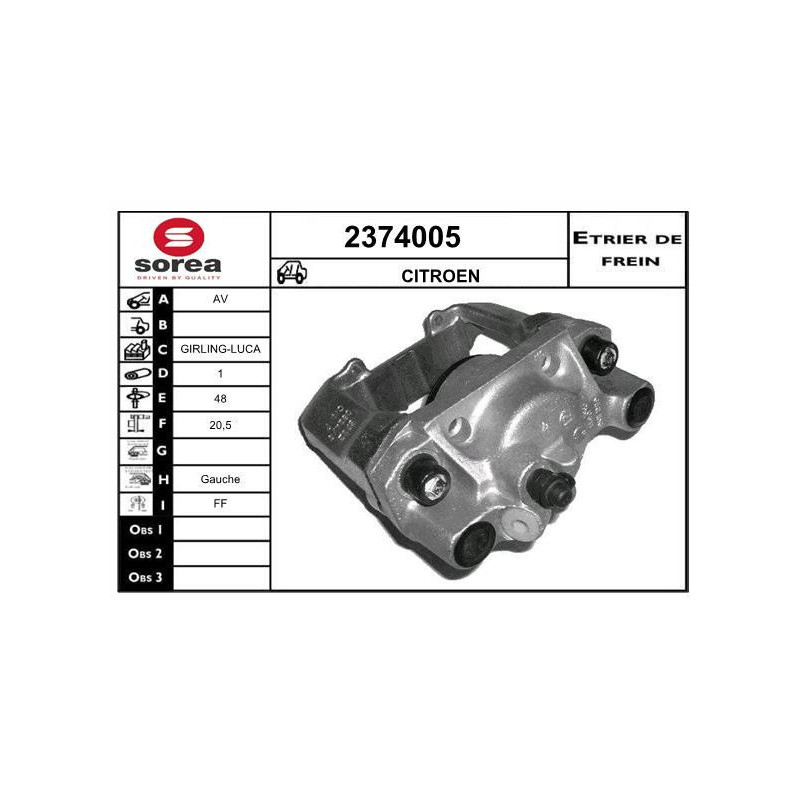 Étrier de frein EAI