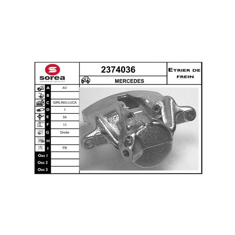 Étrier de frein EAI