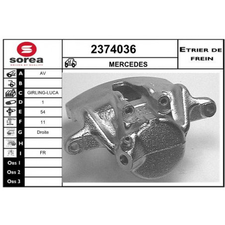 Étrier de frein EAI