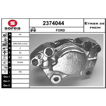 Étrier de frein EAI