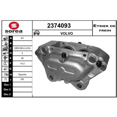 Étrier de frein EAI