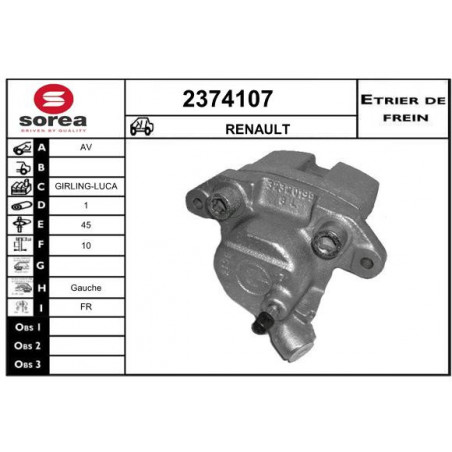Étrier de frein EAI