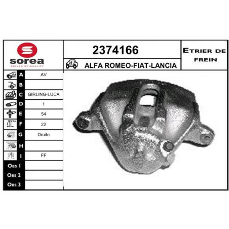 Étrier de frein EAI
