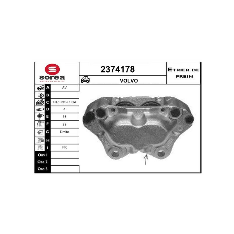 Étrier de frein EAI