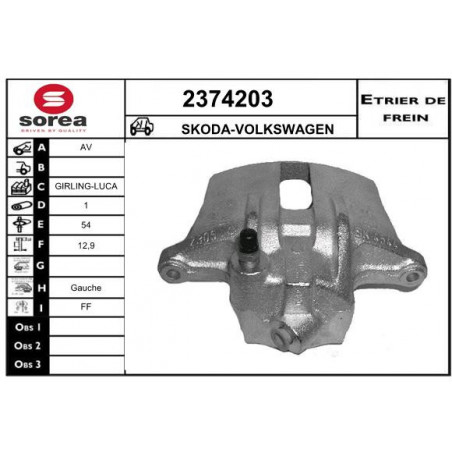 Étrier de frein EAI