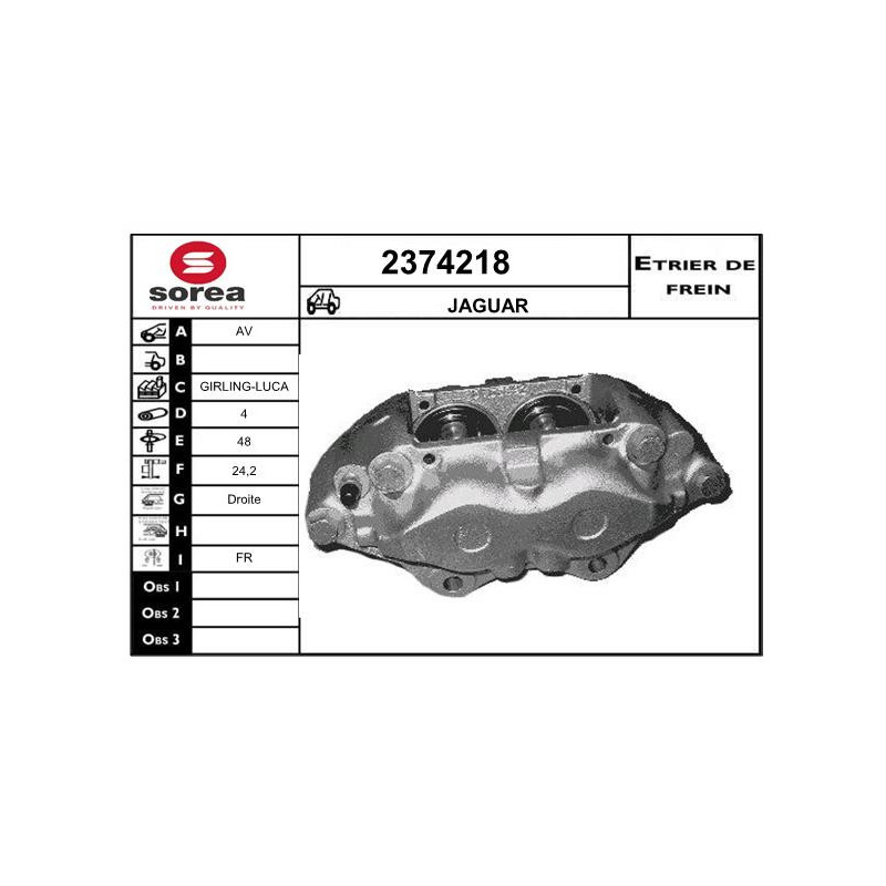 Étrier de frein EAI