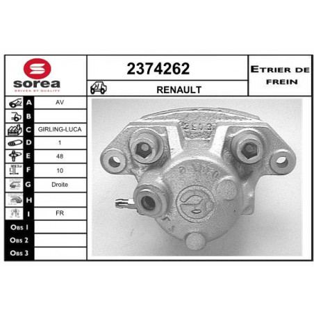 Étrier de frein EAI