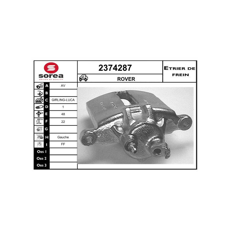 Étrier de frein EAI