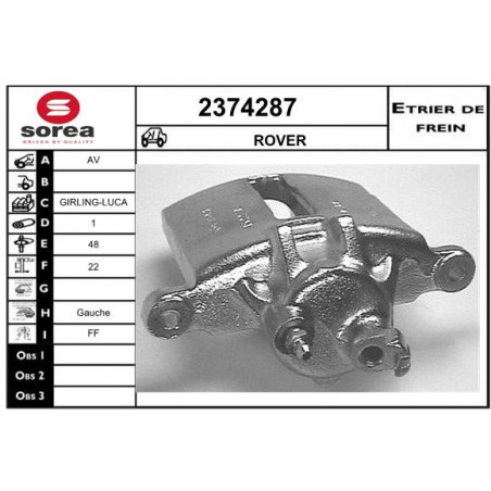 Étrier de frein EAI